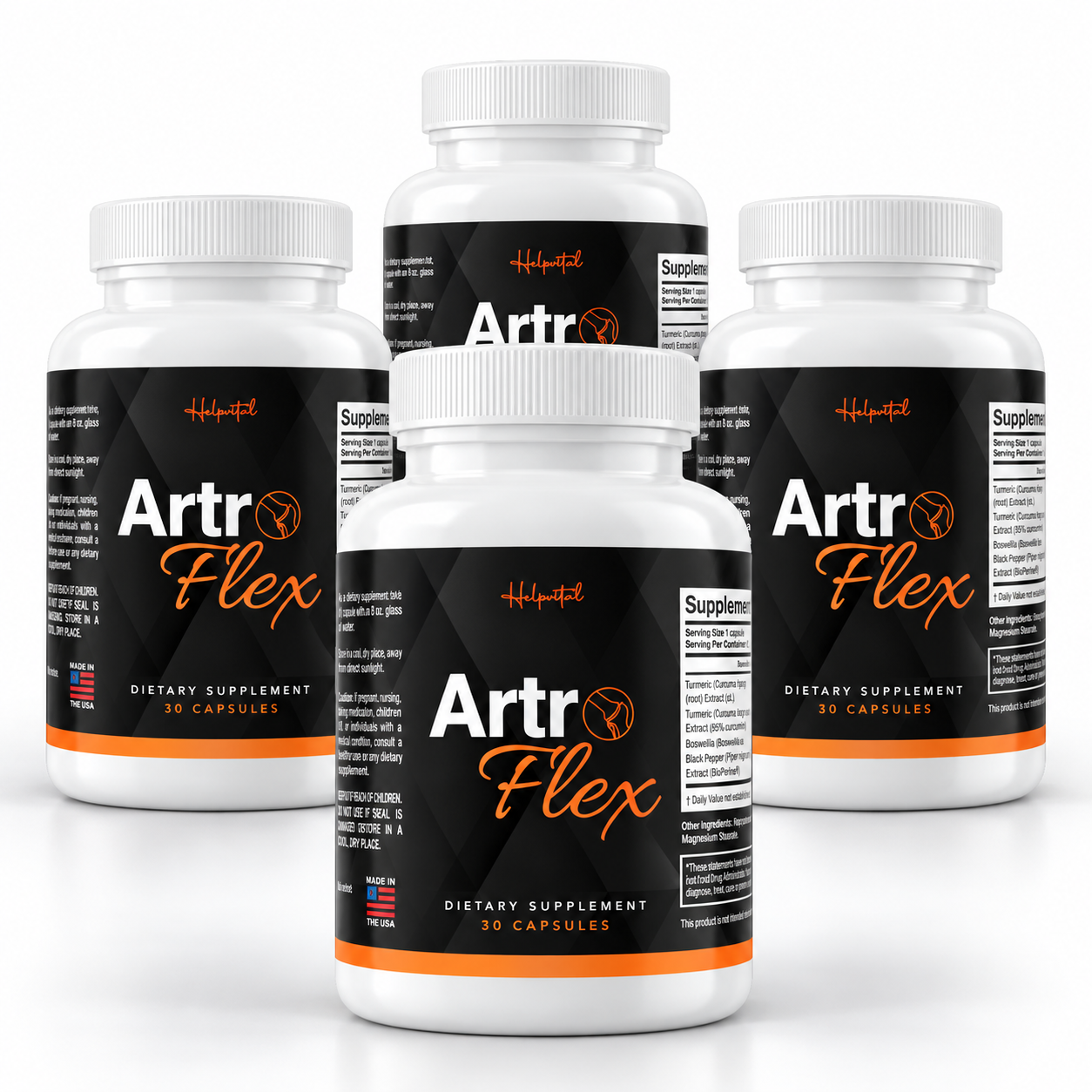 4 ARTRO FLEX bottles